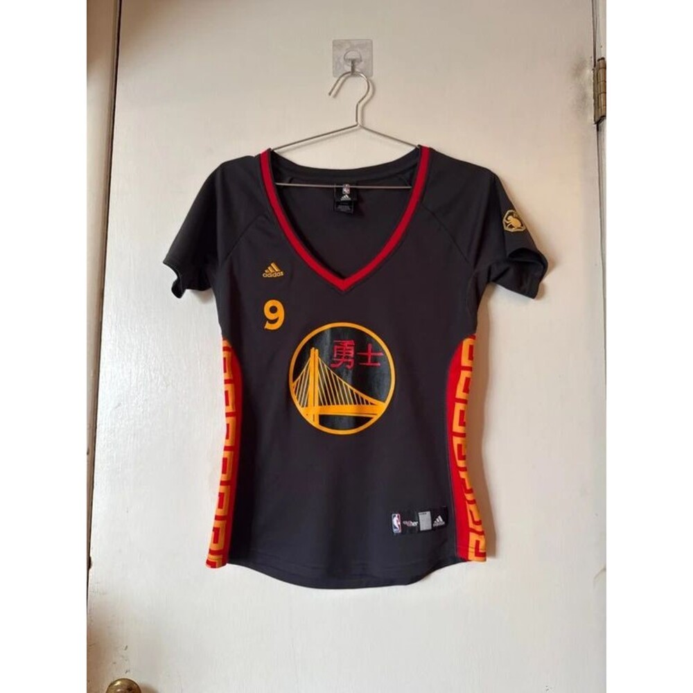 Golden State Warriors Andre Iguodala #9 Adidas 2016 Chinese NY Jersey Wmns Small